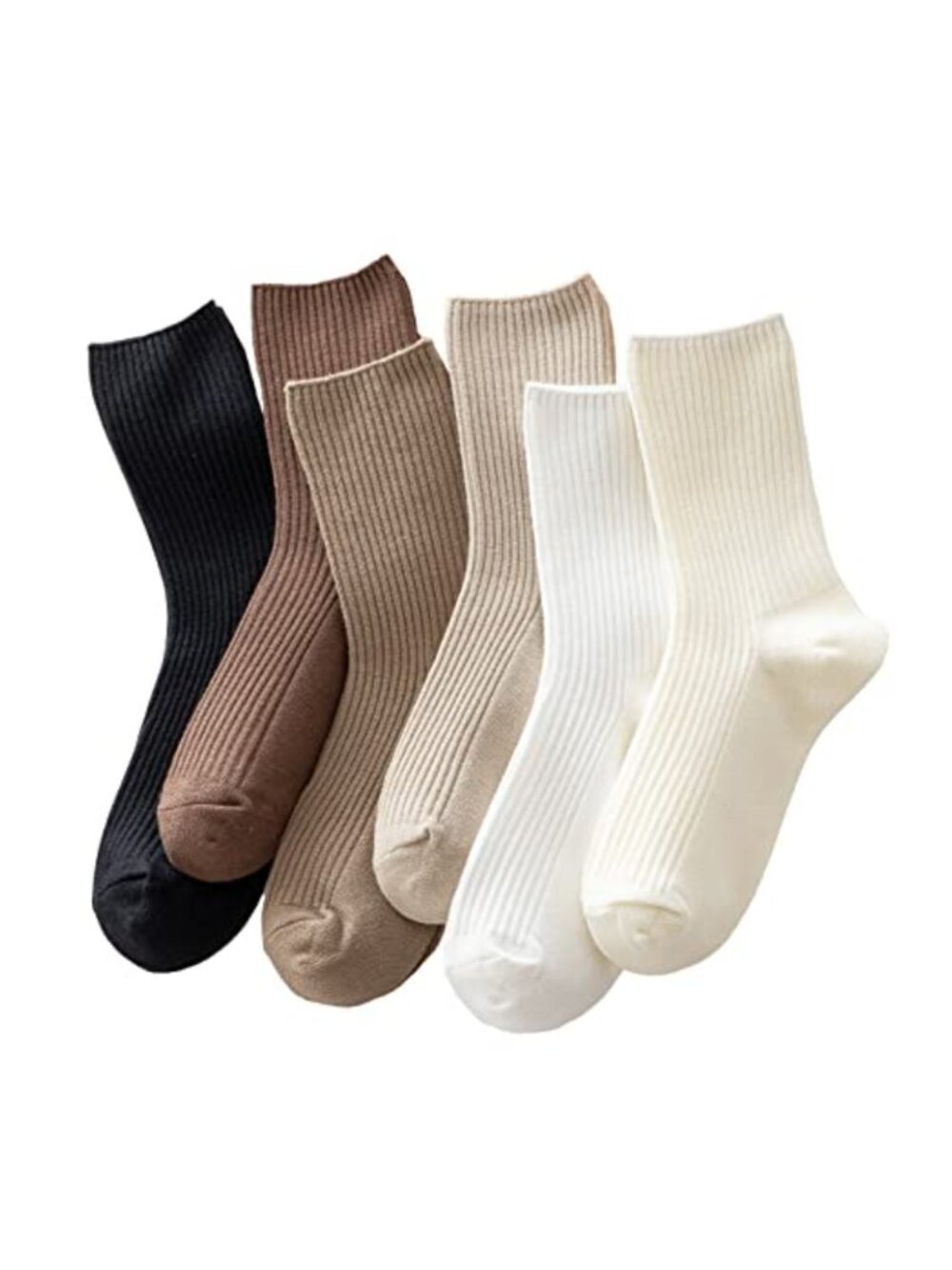 Crew Socks Cotton Soft Comfortable Casual Aesthetic Socks